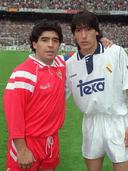 Argentina Superliga - 1992 Retro Sevilla Maradona Jersey